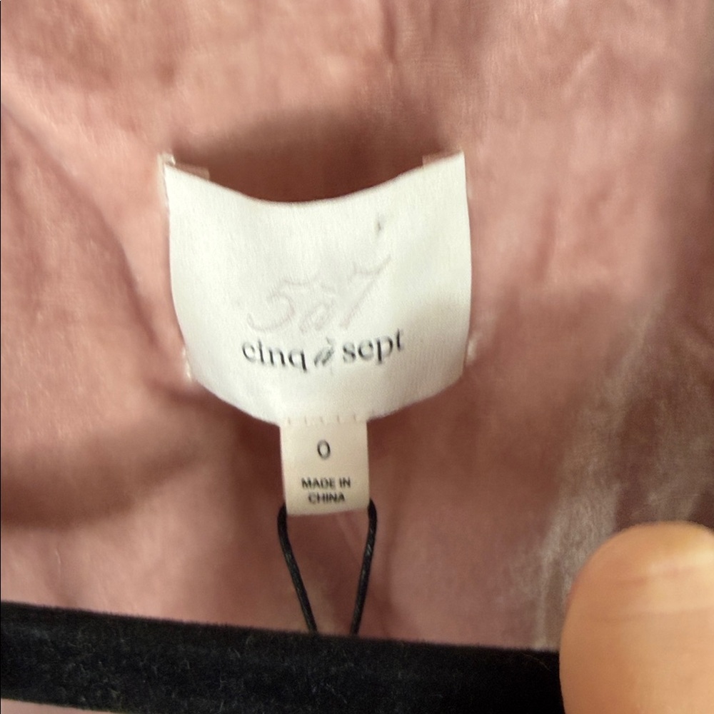 Cinq à Sept Rowland Mauve Velvet Blazer - Picture 6 of 10